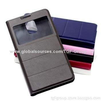 Leather Case for S5, with Window Design